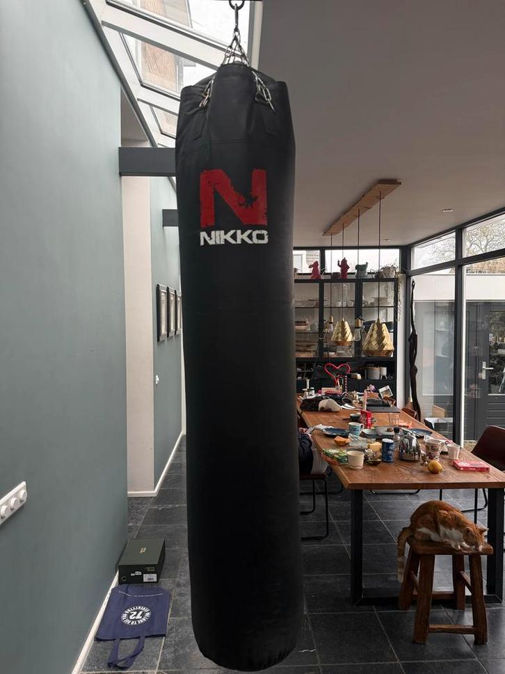 NIKKO Bokszak 180cm + Handschoenen 16oz, Sport en Fitness, Vechtsporten en Zelfverdediging, Nieuw, Overige, Vechtsportbescherming