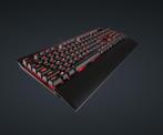 K70 LUX Mechanical Gaming Keyboar Red LED CHERRYMX Red, Computers en Software, Toetsenborden, Azerty, Ophalen of Verzenden, Zo goed als nieuw