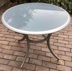 Nette aluminium tuintafel, Ophalen, Zo goed als nieuw, Rond, Aluminium