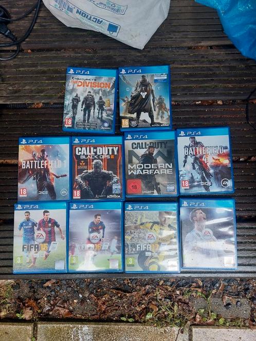 10 PS4 SPELLEN., Spelcomputers en Games, Games | Sony PlayStation Vita, Zo goed als nieuw, Sport, 3 spelers of meer, Vanaf 3 jaar