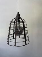 Industriële hanglamp., Huis en Inrichting, Lampen | Hanglampen, Ophalen, Zo goed als nieuw, Metaal, Minder dan 50 cm