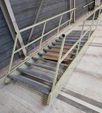 Industriële stalen trap 120cm breed 250cm hoog. Magazijntrap, Doe-het-zelf en Verbouw, Ophalen, Gebruikt, Trap, 2 tot 4 meter