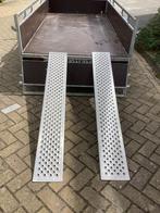 Oprijplaten, rijplaten, rijgoot. Aluminium., Ophalen of Verzenden, Zo goed als nieuw