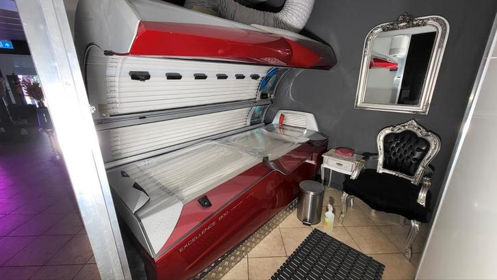 Ergoline Excellence 800, Evolution 600, Advantage 400., Witgoed en Apparatuur, Zonnebanken en Gezichtsbruiners, Zonnebank dubbelzijdig