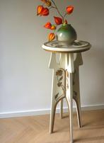 Antieke art nouveau Jugendstil tafel Plantentafel Piedestal, Huis en Inrichting, Minder dan 55 cm, Ophalen of Verzenden, Zo goed als nieuw