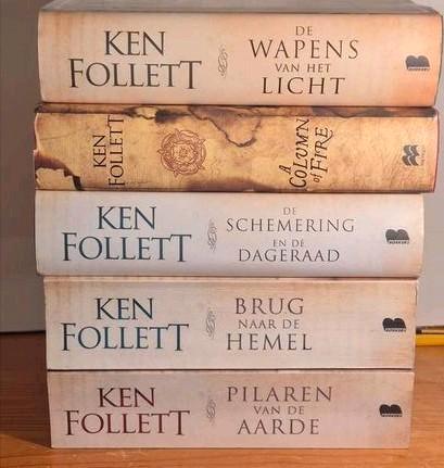 Ken Follett  5x Kingsbridge Saga Lees Beschrijving !, Boeken, Romans, Zo goed als nieuw, Ophalen of Verzenden