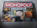 Monopoly valspelerseditie nieuw, Hobby en Vrije tijd, Gezelschapsspellen | Bordspellen, Nieuw, Ophalen of Verzenden