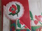 Ouderwets vintage kerst tafelkleed met toebehoren prestige, Ophalen of Verzenden, Nieuw