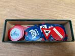 Vintage magnetische verkeersborden in origineel doosje, Verzamelen, Overige Verzamelen, Ophalen of Verzenden, Gebruikt