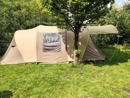 Cabanon biscaya 370 incl luifel en voortent doek/tapijt, Caravans en Kamperen, Tenten, Gebruikt, Ophalen