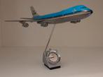 KLM Zwitsers uurwerk met Airplast Milano Boeing 747 KLM, Ophalen of Verzenden, Zo goed als nieuw, Schaalmodel