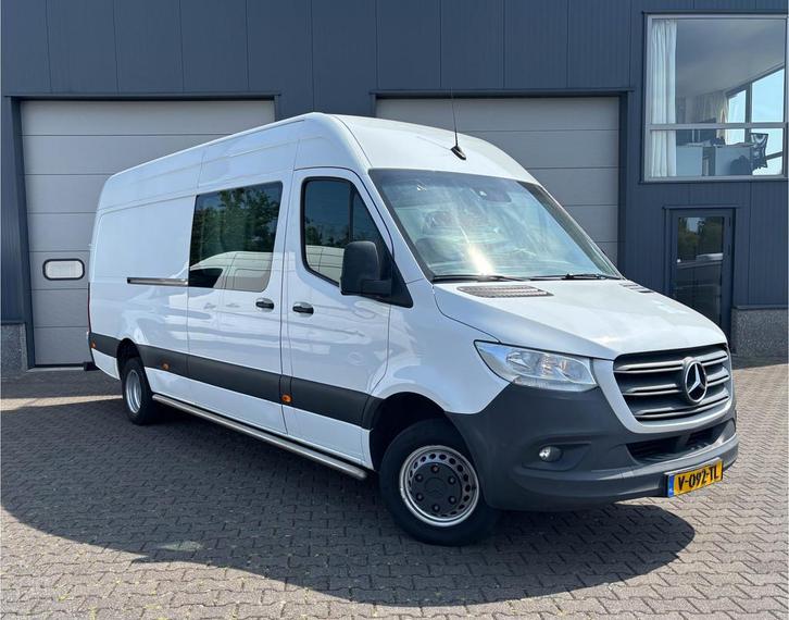 Mercedes-Benz Sprinter 514 L3 H2 Dubbel Lucht DC Automaat Tr, Auto's, Bestelauto's, Bedrijf, Te koop, ABS, Achteruitrijcamera