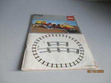 12v 7735 Goederentrein LEGO Bouwboekje in zeer goede staat!. beschikbaar voor biedingen