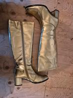 Gouden Kniehoge Laarzen - Carnaval!, Kleding | Dames, Ophalen, Hoge laarzen, Geel, Onbekend