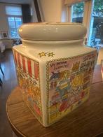 Blond Amsterdam Koektrommel cookie jar, Ophalen, Porselein of Keramiek, Schaal, Vierkant