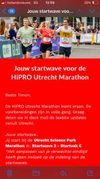Startbewijs Utrecht Marathon, Tickets en Kaartjes, Eén persoon