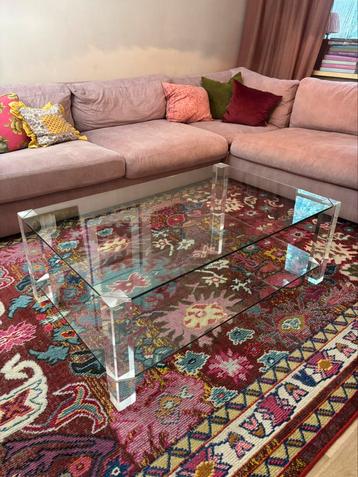 Design glazen salontafel beschikbaar voor biedingen