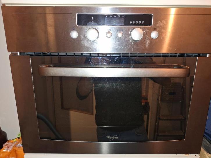 Combi magnetron/oven inbouw Whirpool, Witgoed en Apparatuur, Ovens, Gebruikt, Inbouw, Oven, 45 tot 60 cm, 45 tot 60 cm, Magnetronfunctie