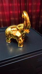 Oro zecchino 24 karaats goud porseleinen Beeld olifantje🌿🐘, Antiek en Kunst, Antiek | Porselein, Ophalen of Verzenden