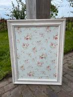 Witte brocante lijst, Ophalen, 50 tot 75 cm, Zo goed als nieuw, 50 tot 75 cm