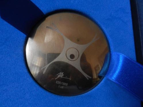 Ronde bronzen penning 100 jr Endegeest 1997 F. v Nieuwenborg, Postzegels en Munten, Penningen en Medailles, Brons, Nederland, Ophalen of Verzenden