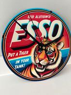 Vintage Esso wandklok, Verzenden, Zo goed als nieuw, Gebruiksvoorwerp