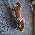 Koperen paard en wagen, Antiek en Kunst, Ophalen, Koper