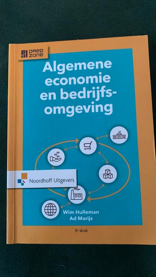 A.J. Marijs - Algemene economie en bedrijfsomgeving, Boeken, Economie, Management en Marketing, Zo goed als nieuw, Economie en Marketing