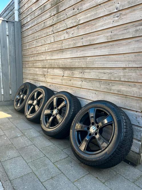 Winterbanden VW golf 5 x 112 pirelli 6mm +, Auto diversen, Auto-accessoires, Gebruikt, Ophalen
