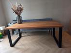 Eetkamertafel, Ophalen, 50 tot 100 cm, Zo goed als nieuw, Vijf personen of meer