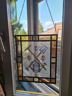 Glas in lood paneel/ hanger, Antiek en Kunst, Ophalen of Verzenden