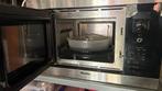 Inbouw magnetron met grill, Witgoed en Apparatuur, Magnetrons, Ophalen, Gebruikt, 60 cm of meer, Grill