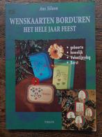 Wenskaarten Borduren - Ans Sileon, Ophalen of Verzenden, Gebruikt, Handborduren, Patroon