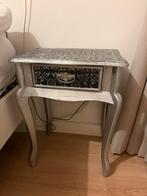 2 x Sidetable Barok zilver / nachtkastje, Huis en Inrichting, Slaapkamer | Nachtkastjes, Ophalen, Gebruikt, Minder dan 45 cm, 55 tot 70 cm