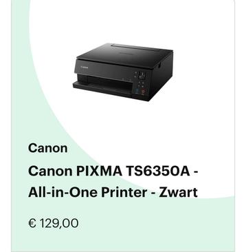 Canon Printer - Zo goed als nieuw! beschikbaar voor biedingen