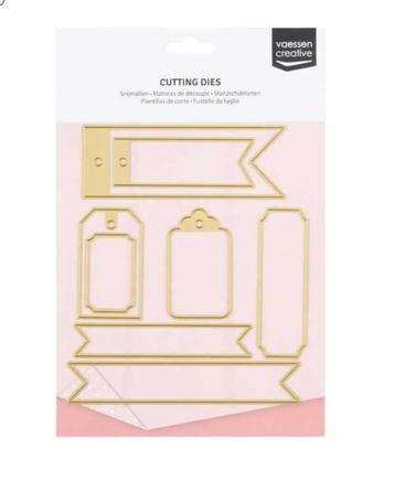 Vaessen Creative Metal Dies Banners Tickets & Tags #3624-605 beschikbaar voor biedingen