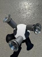 Plafondlamp met drie spotjes draaibaar, Ophalen of Verzenden, Gebruikt