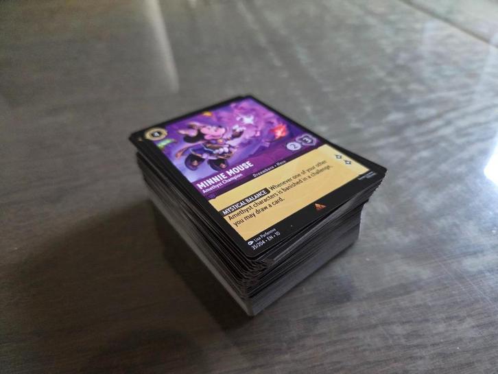 Bulk RARE kaarten Whispers in the well Lorcana Disney, Hobby en Vrije tijd, Verzamelkaartspellen | Overige, Nieuw, Meerdere kaarten