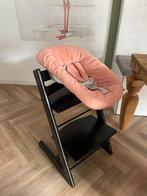 Als nieuw! Nieuw model Stokke Tripp Trapp Newbornset, Gordel(s), Ophalen of Verzenden, Zo goed als nieuw, Meegroeistoel