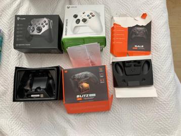 Bundel Xbox Controllers + Wireless Adapter voor Onderdelen beschikbaar voor biedingen