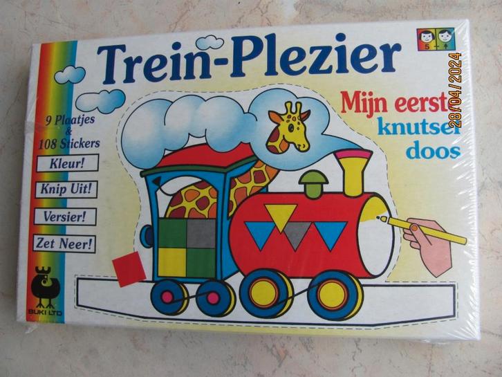 NIEUW verpakking kind KNUTSELSET Buki lto TREIN PLEZIER 9913, Kinderen en Baby's, Speelgoed | Educatief en Creatief, Nieuw, Knutselen