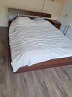 Bed (tweepersoons), Huis en Inrichting, Slaapkamer | Bedden, Ophalen, Bruin, Tweepersoons, 200 cm