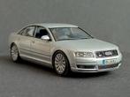 Audi A8 D3 zilvergrijs metallic 1:43 Minichamps Pol, Hobby en Vrije tijd, Modelauto's | 1:43, MiniChamps, Zo goed als nieuw, Verzenden