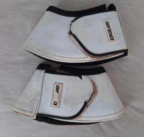 Set Kingsland springschoenen XL wit zwart paard full, Dieren en Toebehoren, Paarden en Pony's | Beschermers, Gebruikt, Rijden
