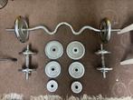 Adjustable chrome dumble set, Ophalen, Gebruikt, Armen, Halterschijven