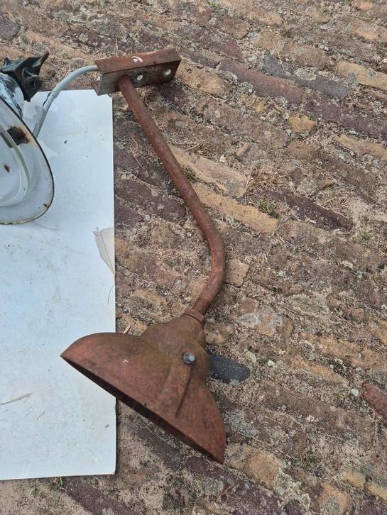 1x  straatlamp stallamp buitenlamp,beugel muurlamp en meer, Antiek en Kunst, Antiek | Lampen, Ophalen