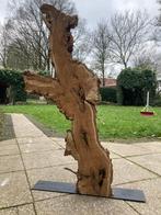 Hout decoratie op standaard, Ophalen of Verzenden