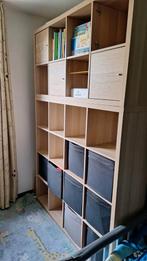 Ikea Kallax Kast Licht Grenen (2 delen), Ophalen, 100 tot 150 cm, Modern, 25 tot 50 cm