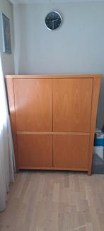 Computerkast beuken hout, Ophalen, Gebruikt, 50 tot 75 cm, 100 tot 150 cm