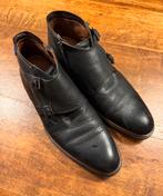 Floris van Bommel zwart halfhoge gespschoenen 8,5 / 42,5, Kleding | Heren, Zwart, Floris van Bommel, Ophalen of Verzenden, Gespschoenen